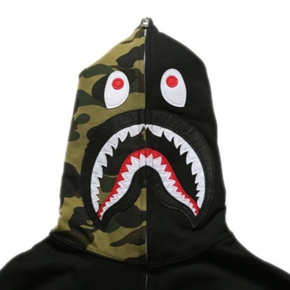 Full zip Shark hoodie - Picture 2 of 16